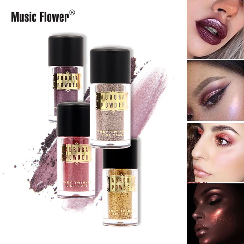 1Pc Makeup Highlighter Shimmer Glitter Eye Shadow Shine Pearlescent Powder High-gloss Facial Repairing Brightening Powder TSLM2
1Pc Makeup Highlighter Shimmer Glitter Eye Shadow Shine Pearlescent Powder High-gloss Facial Repairing Brightening Powder TSLM2