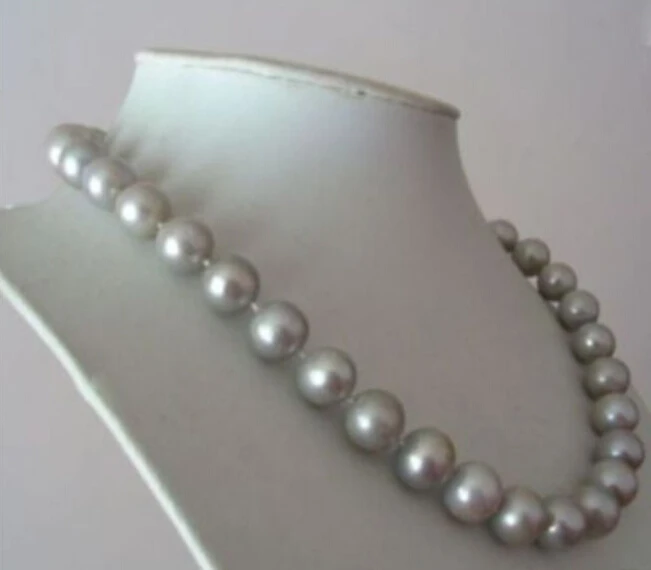 10-11MM South Sea GRAY PEARL NECKLACE 17" Factory Wholesale Price Women Gift Word Jewelry
10-11MM South Sea GRAY PEARL NECKLACE 17" Factory Wholesale Price Women Gift Word Jewelry