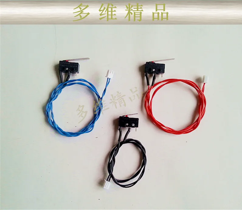UM2 3D printer Ultimaker 2 Extended limit switch kit red blue black limited switch Endstop micro switch connector
UM2 3D printer Ultimaker 2 Extended limit switch kit red blue black limited switch Endstop micro switch connector