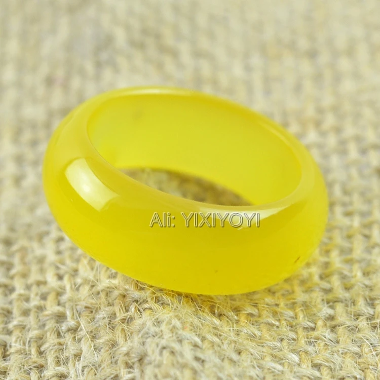 Wholesales 6pc Lots 12mm Wide Natural Red Green Yellow White Agate Jade Ring Woman Man's Lucky Rings 7-9# Charm Jewelry Gift
Wholesales 6pc Lots 12mm Wide Natural Red Green Yellow White Agate Jade Ring Woman Man's Lucky Rings 7-9# Charm Jewelry Gift