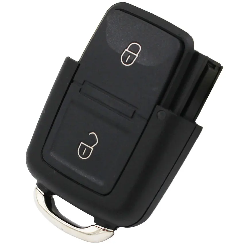 2 кнопки складной пульт дистанционного управления Автомобильный ключ с пустым