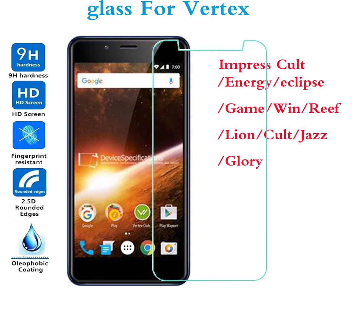 Фото Закаленное стекло Vertex Impress Cable энергетическая игра затмение риф львиный культ