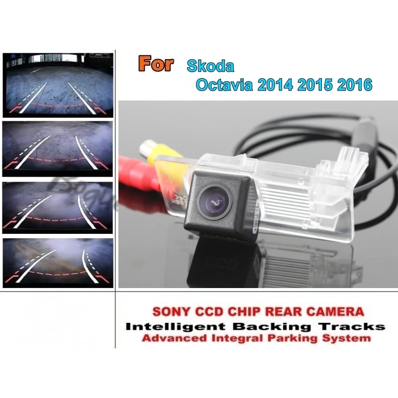 Car Intelligent Parking Tracks Camera / For Skoda Octavia 2014 2015 2016 HD Back up Dynamic Tragectory Camera / Rear View Camera
Car Intelligent Parking Tracks Camera / For Skoda Octavia 2014 2015 2016 HD Back up Dynamic Tragectory Camera / Rear View Camera