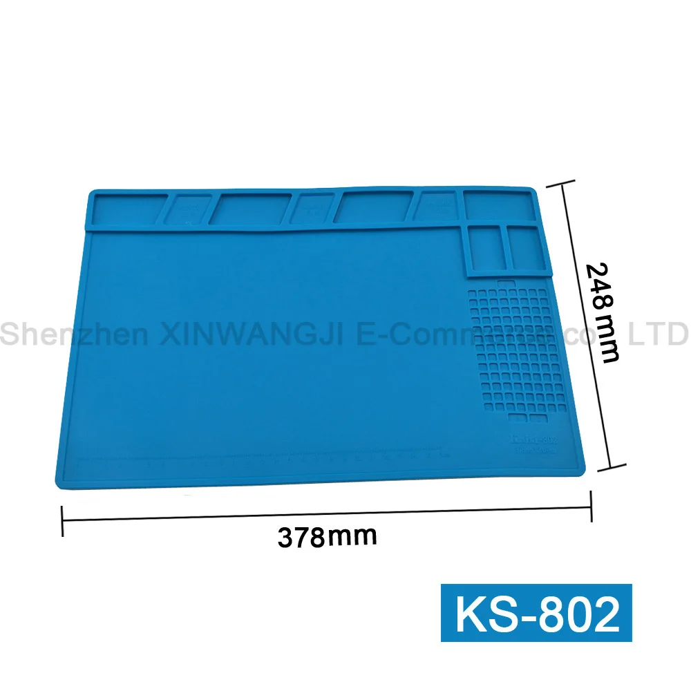 All Kinds Size Antistatic Heat Insulation Pad Thickening Silicone Working Mat Gun Soldering Station Maintenance Platform | Инструменты