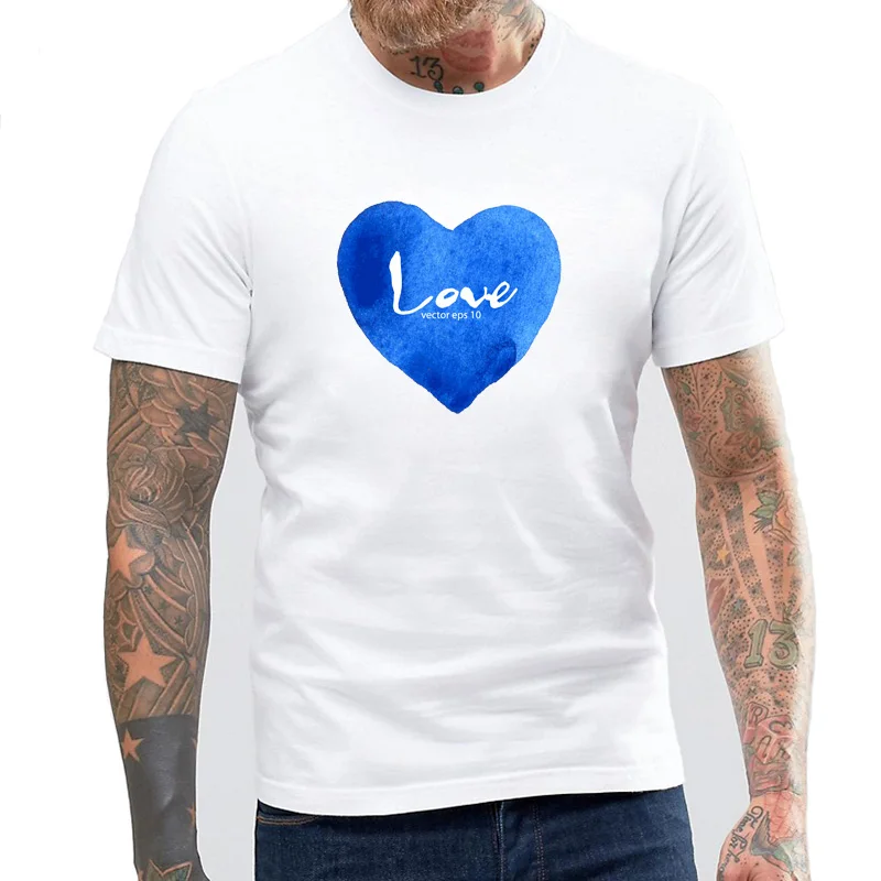 BLWHSA Men Fashion T shirt Hipster Printed Tee Shirts Short Sleeve Tops Blue Ocean Heart T-Shirt
BLWHSA Men Fashion T shirt Hipster Printed Tee Shirts Short Sleeve Tops Blue Ocean Heart T-Shirt