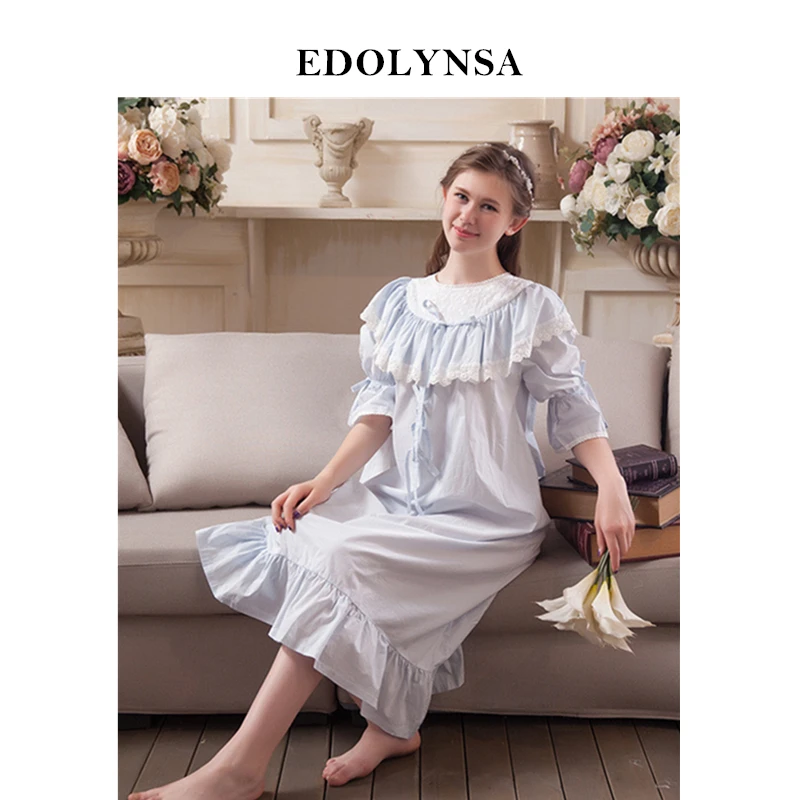 New Arrival Vintage Nightgowns Sleepshirts Elegant Lady Dresses Princess Sleepwear Solid Home Dress Lace Sleep & Lounge #H182
New Arrival Vintage Nightgowns Sleepshirts Elegant Lady Dresses Princess Sleepwear Solid Home Dress Lace Sleep & Lounge #H182