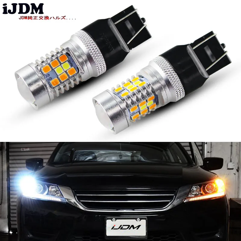 iJMD BAY15D LED Car 7443 led Bulb 3157 LED White/Amber Switchback LED Bulbs For Driving/parking lights and Turn Signal Lights
iJMD BAY15D LED Car 7443 led Bulb 3157 LED White/Amber Switchback LED Bulbs For Driving/parking lights and Turn Signal Lights