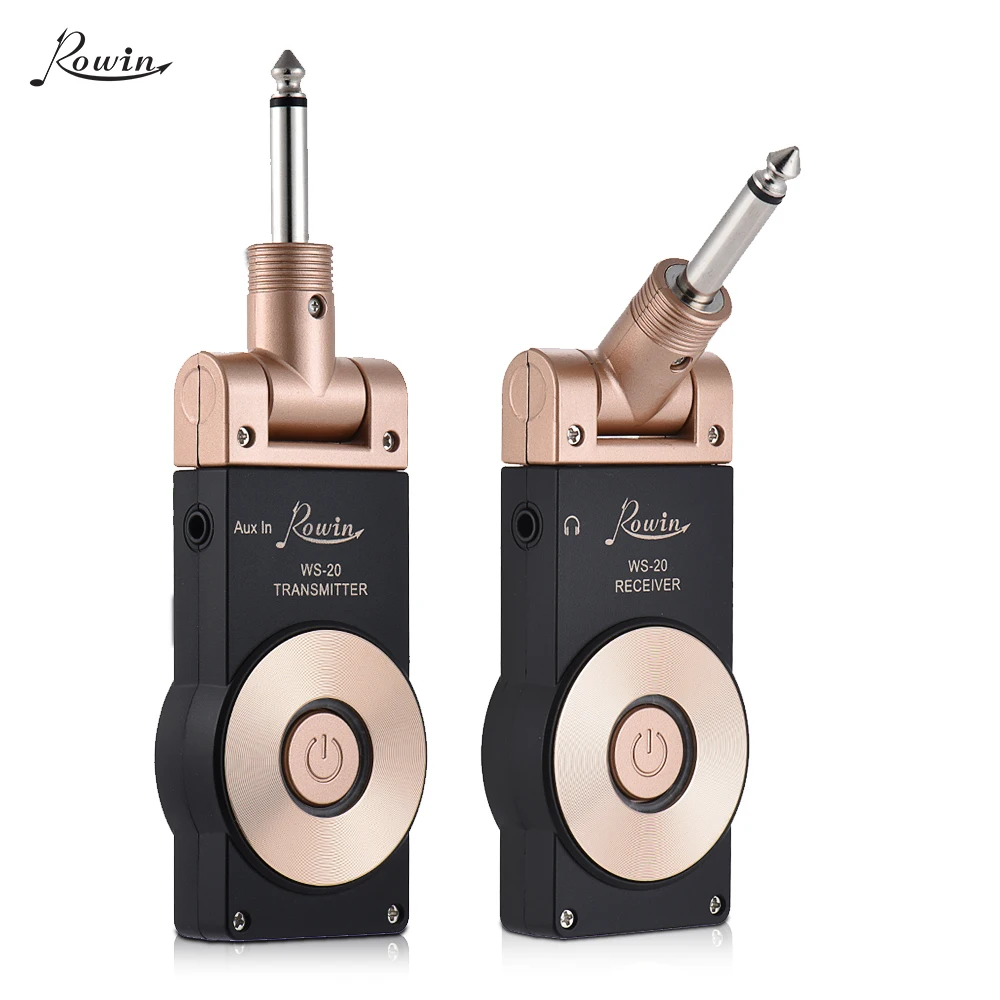 Rowin WS-20 2.4G Wireless Guitar System Rechargeable Lithium Battery Transmitter Receiver 30 Meters Transmission Range 4 colors
Rowin WS-20 2.4G Wireless Guitar System Rechargeable Lithium Battery Transmitter Receiver 30 Meters Transmission Range 4 colors
