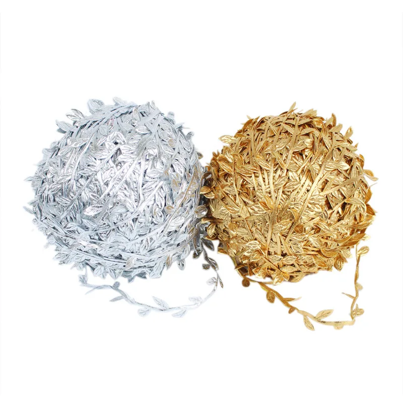 Fabric leaf strips DIY handmade jewelry material simulation leaves rattan gold silver green wedding party decoration accessories
Fabric leaf strips DIY handmade jewelry material simulation leaves rattan gold silver green wedding party decoration accessories