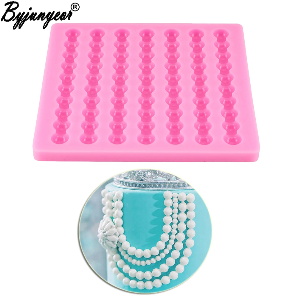 Pearl Cake Border Silicone Mold Sugarcraft Wedding Decorating Tool Cupcake Fondant Chocolate Sugarcraf Gumpaste Clay Molds M2347
Pearl Cake Border Silicone Mold Sugarcraft Wedding Decorating Tool Cupcake Fondant Chocolate Sugarcraf Gumpaste Clay Molds M2347