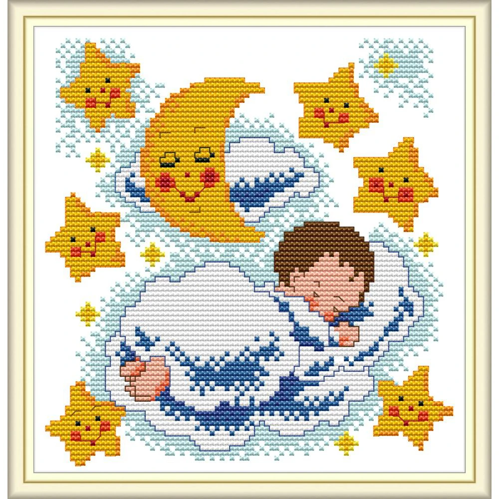 Набор для вышивки крестом NKF Good night baby 11CT14CT Китайская вышивка Набор для вышивки крестиком узор для домашнего декора
Набор для вышивки крестом NKF Good night baby 11CT14CT Китайская вышивка Набор для вышивки крестиком узор для домашнего декора