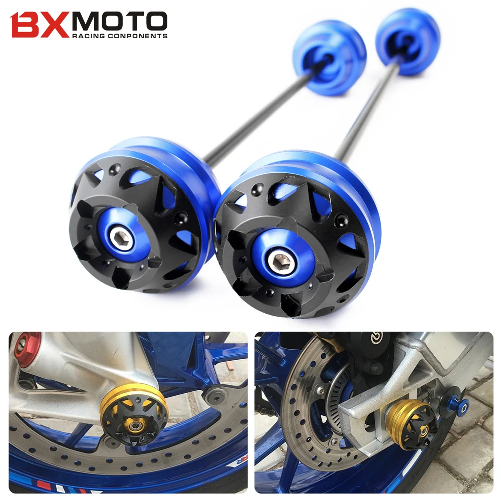 NEW Motorcycle Front&Rear Axle Fork Sliders Crash Protector For BMW S1000XR 2015-2017 S1000RR 2010-2017 S1000R 14-17 HP4 12-14
NEW Motorcycle Front&Rear Axle Fork Sliders Crash Protector For BMW S1000XR 2015-2017 S1000RR 2010-2017 S1000R 14-17 HP4 12-14