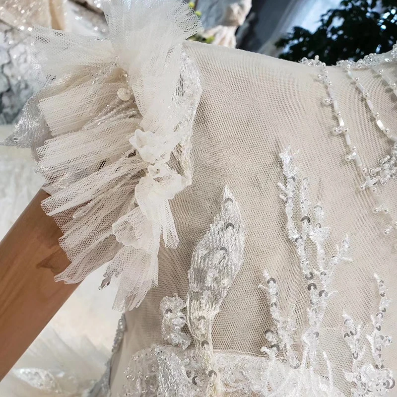 HTL317 casamento Princess Wedding Dress 2020 high neck short sleeves fairy bridal dress cake style
HTL317 casamento Princess Wedding Dress 2020 high neck short sleeves fairy bridal dress cake style