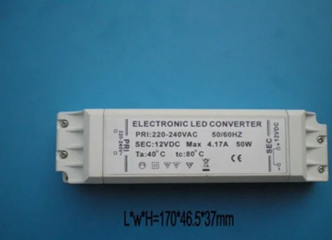1pcs low price resell screwed High quality lighting accessories LED Electronic driver adaptor 50w 12v 4.17A Constant voltage
1pcs low price resell screwed High quality lighting accessories LED Electronic driver adaptor 50w 12v 4.17A Constant voltage