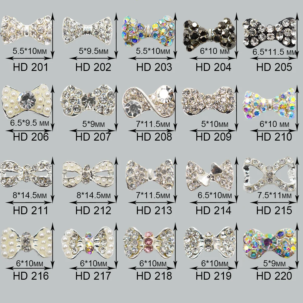 Factory Sales 100pcs NEW Fashion 3D DIY Shiny Crystal Bowknot Bow Nail Art Glitters Decoration Manicure Tips Nail Accessories
Factory Sales 100pcs NEW Fashion 3D DIY Shiny Crystal Bowknot Bow Nail Art Glitters Decoration Manicure Tips Nail Accessories