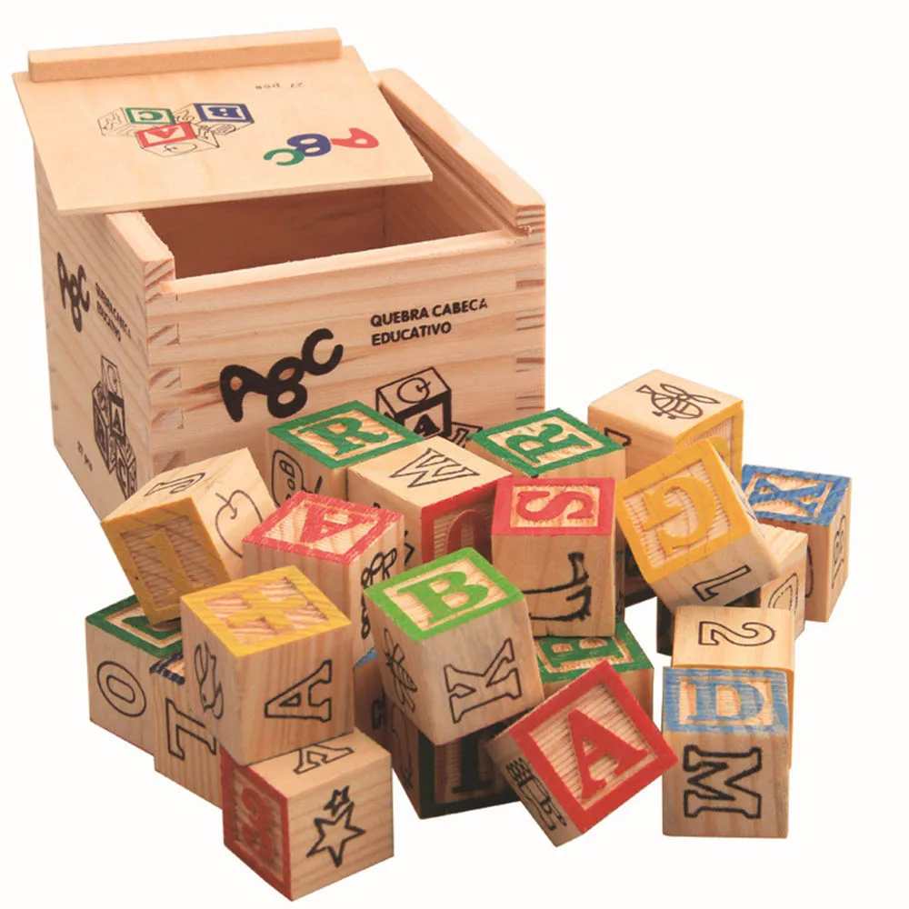 27 Pcs Children Learning Wood Alphabet Blocks Letters Stacking Building Blocks Educational Toys
27 Pcs Children Learning Wood Alphabet Blocks Letters Stacking Building Blocks Educational Toys