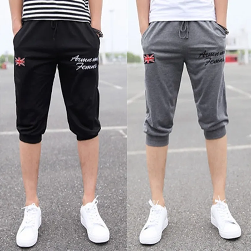 Boys Seven-minute Student Sports , Body-building Fashion Men's Trousers, Slim , Summer 7-minute Horsepants
Boys Seven-minute Student Sports , Body-building Fashion Men's Trousers, Slim , Summer 7-minute Horsepants