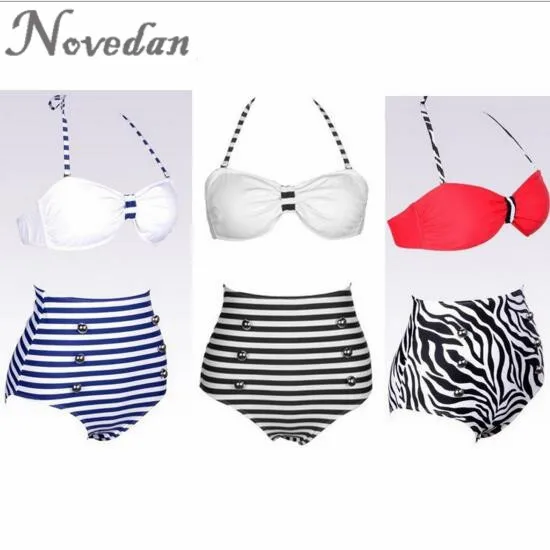 2017 New High Waist Bikini Set Navy Stripe Salor Leopard Sexy Women Swimsuit Swimwear Female Bathing Suit2017 New High Waist Bik
2017 New High Waist Bikini Set Navy Stripe Salor Leopard Sexy Women Swimsuit Swimwear Female Bathing Suit2017 New High Waist Bik