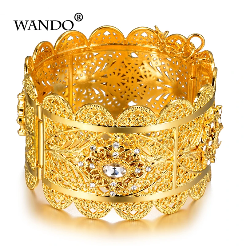 Can Open Gold Color Bracelet For Women Relievo Flower Wide Cuff Bangle India Wedding Gift Jewelry Bracelets Wb157
Can Open Gold Color Bracelet For Women Relievo Flower Wide Cuff Bangle India Wedding Gift Jewelry Bracelets Wb157
