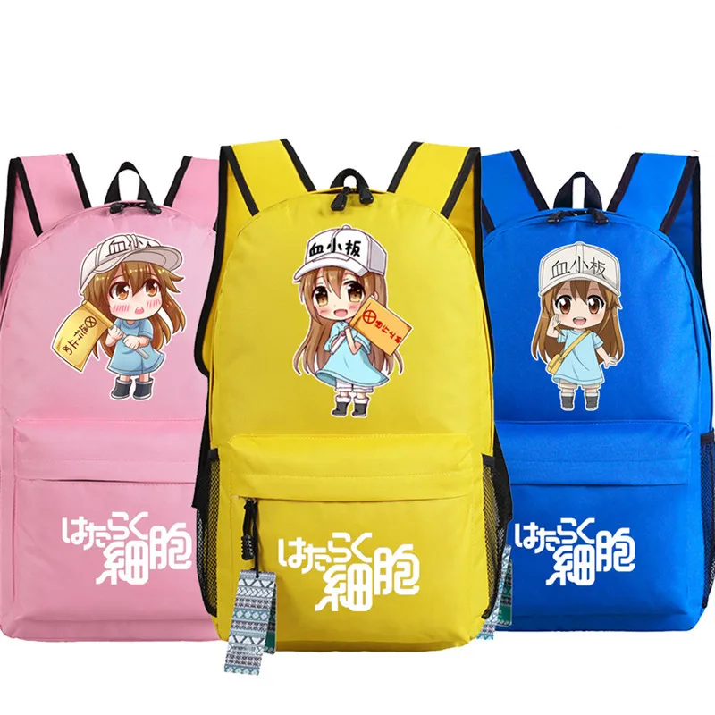 Anime Hataraku Saibou Cells at Work Cosplay Backpack Bag School Shoulder Travel Students Book Laptop Bag
Anime Hataraku Saibou Cells at Work Cosplay Backpack Bag School Shoulder Travel Students Book Laptop Bag