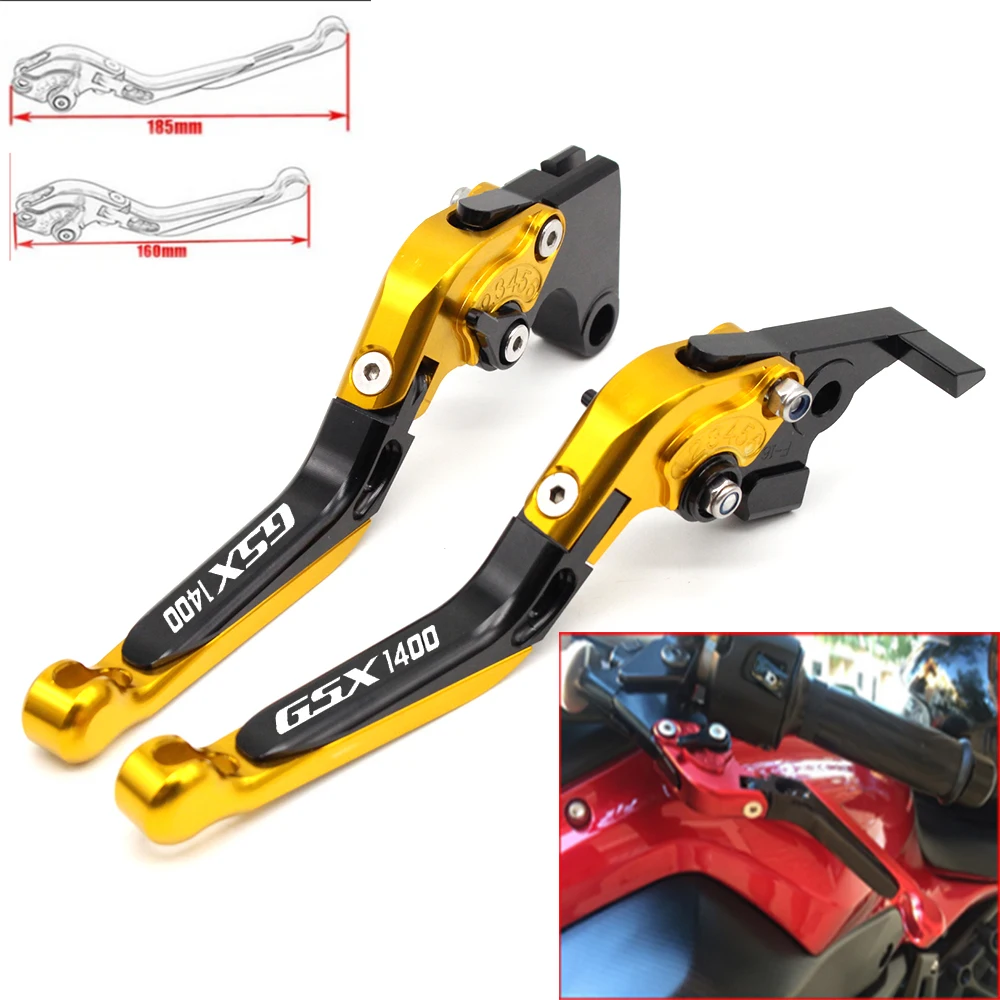 Motorcycle CNC Adjustable Foldable brake Clutch Levers for Suzuki GSX1400 2001 2002 2003 2004 2005 2006 2007 with Logo(GSX1400)
Motorcycle CNC Adjustable Foldable brake Clutch Levers for Suzuki GSX1400 2001 2002 2003 2004 2005 2006 2007 with Logo(GSX1400)