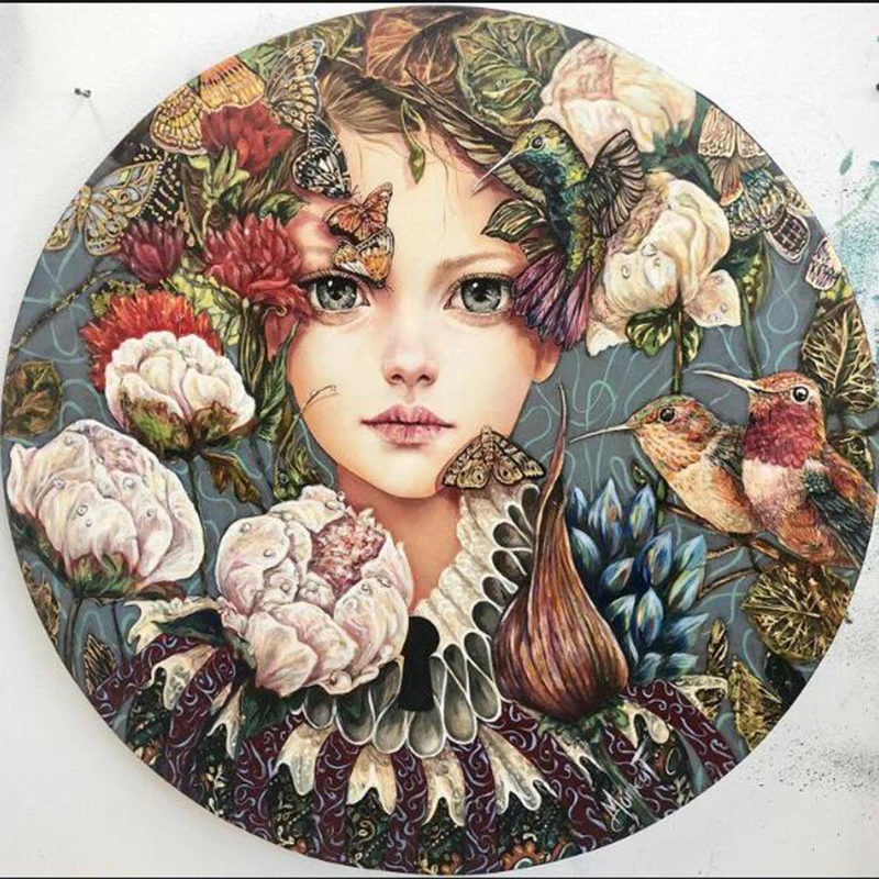 Handmade Embroidered Rhinestone Cross Stitch Diy Diamond Painting Butterfly Girl and Flower Embroidery Mosaic Artist Residence D
Handmade Embroidered Rhinestone Cross Stitch Diy Diamond Painting Butterfly Girl and Flower Embroidery Mosaic Artist Residence D
