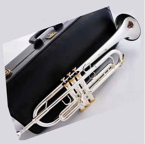 Brand New Music Fancier Club Professional Bb Trumpets CGN-180 Silver Plated Gold Key Trumpet Mouthpiece Accessories Case
Brand New Music Fancier Club Professional Bb Trumpets CGN-180 Silver Plated Gold Key Trumpet Mouthpiece Accessories Case
