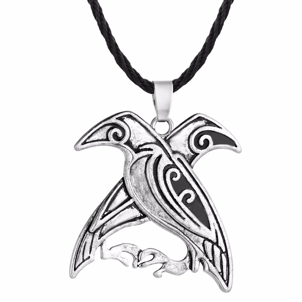 Nostalgia Odin's Raven Crow Amulet Scandinavian Viking Men Pendant Necklace Antique Jwelry For Women
Nostalgia Odin's Raven Crow Amulet Scandinavian Viking Men Pendant Necklace Antique Jwelry For Women