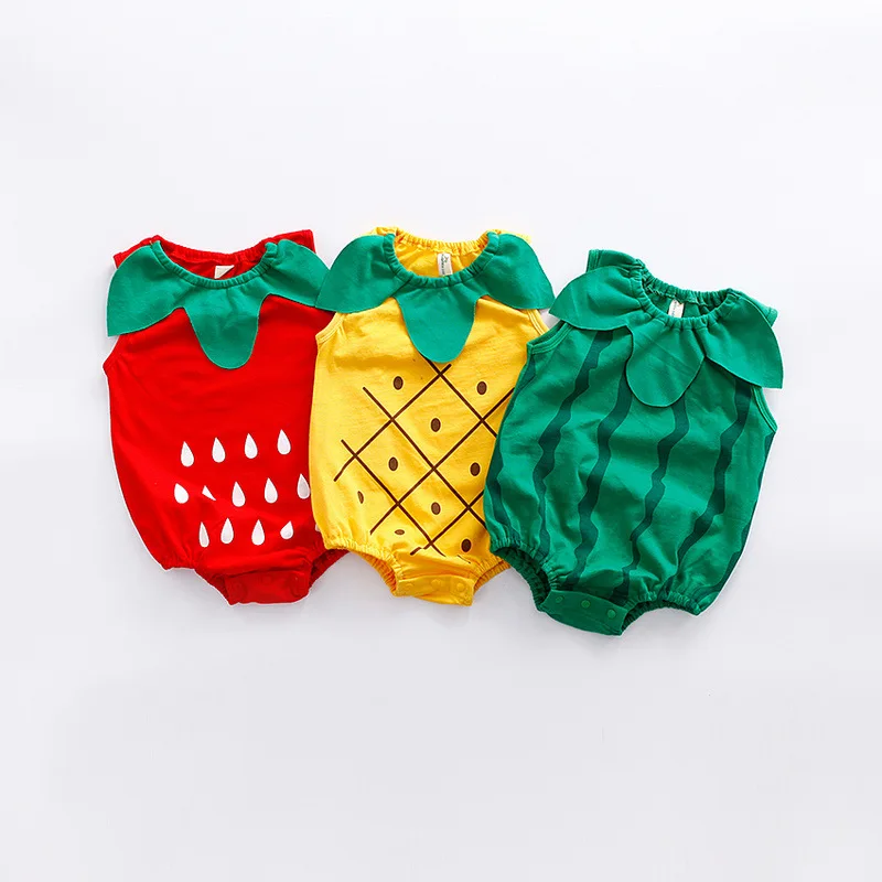 2019 Summer Newborn Fruit Babysuits Ruffles Collar Infant Baby Watermelon Pineapple Strawberry Romper Princess Birthday Clothes
2019 Summer Newborn Fruit Babysuits Ruffles Collar Infant Baby Watermelon Pineapple Strawberry Romper Princess Birthday Clothes