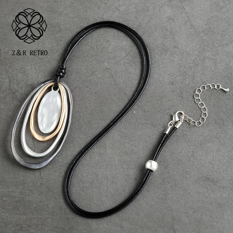 Women Jewelry Pendant&Necklaces Vintage Long Necklace Choker Geometric Collier Sweater Rope Chain Fashion Decoration Big Pendant
Women Jewelry Pendant&Necklaces Vintage Long Necklace Choker Geometric Collier Sweater Rope Chain Fashion Decoration Big Pendant