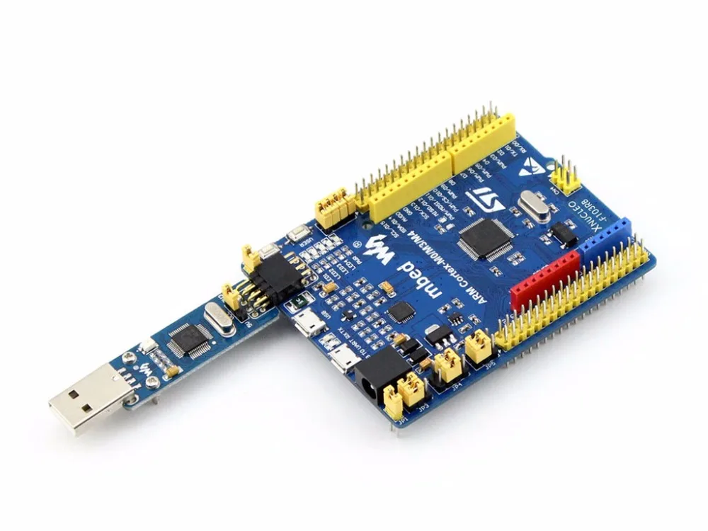 XNUCLEO-F103RB Pack B STM32 Development Board + 3 Shields (OLED, RTC, AD/DA, Audio Codec ...) + ST LINK Compatible with NUCLEO
XNUCLEO-F103RB Pack B STM32 Development Board + 3 Shields (OLED, RTC, AD/DA, Audio Codec ...) + ST LINK Compatible with NUCLEO