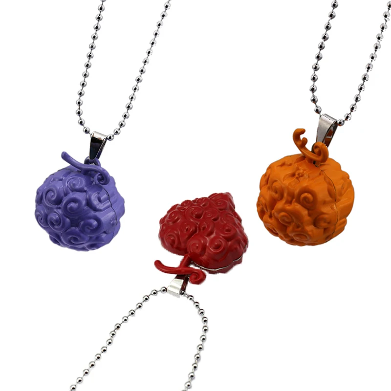 Anime ONE PIECE Necklaces Luffy Ace Law Devil Fruit Cursed Fruit Metal Bead Chain Pendant Necklaces Men Women Jewelry
Anime ONE PIECE Necklaces Luffy Ace Law Devil Fruit Cursed Fruit Metal Bead Chain Pendant Necklaces Men Women Jewelry