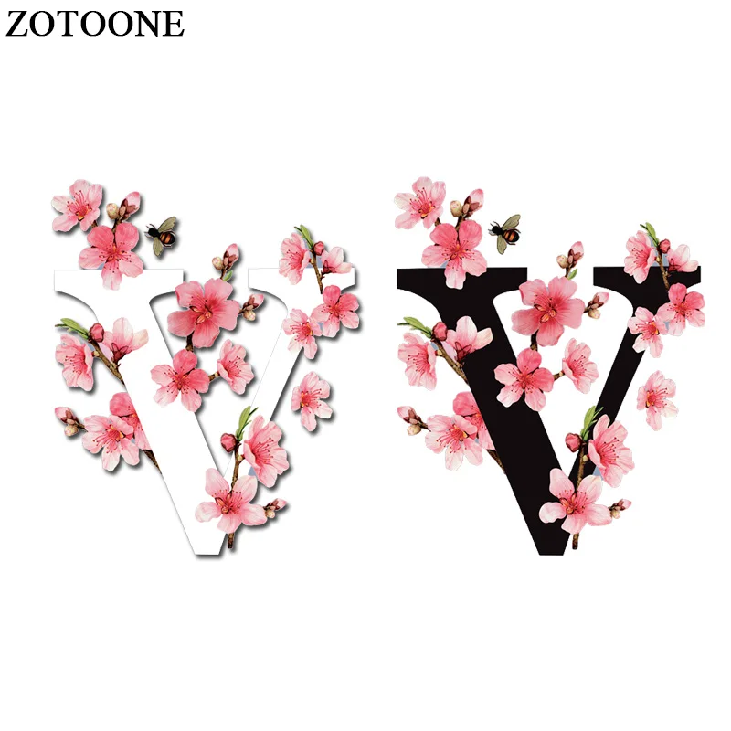 ZOTOONE Iron-on Transfers Flower Lettert Patches For Girl Clothes Heat Transfer Vinyl For T-shirts DIY Applique Transfer Sticker
ZOTOONE Iron-on Transfers Flower Lettert Patches For Girl Clothes Heat Transfer Vinyl For T-shirts DIY Applique Transfer Sticker