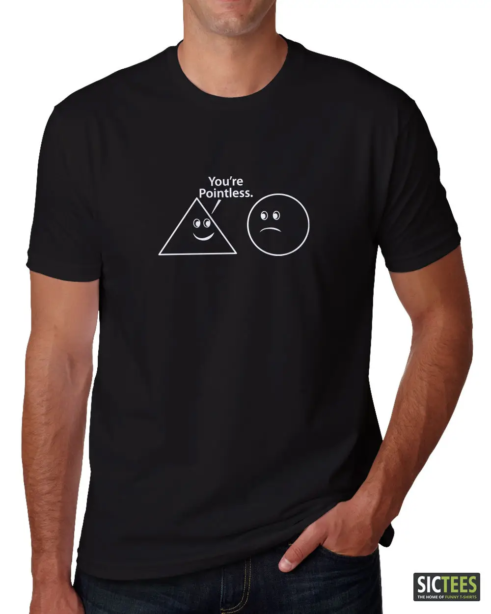 100% Cotton Print Mens Summer O-Neck New Funny T-shirt You're Pointless wooden shapes square round circle text Tee Shirt
100% Cotton Print Mens Summer O-Neck New Funny T-shirt You're Pointless wooden shapes square round circle text Tee Shirt