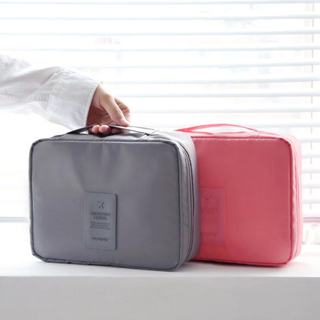 Travel Cosmetic Bag Women Zipper Make Up Bag Polyester High Capacity Makeup Case handbag Organizer Storage Wash Bath Bag
Travel Cosmetic Bag Women Zipper Make Up Bag Polyester High Capacity Makeup Case handbag Organizer Storage Wash Bath Bag