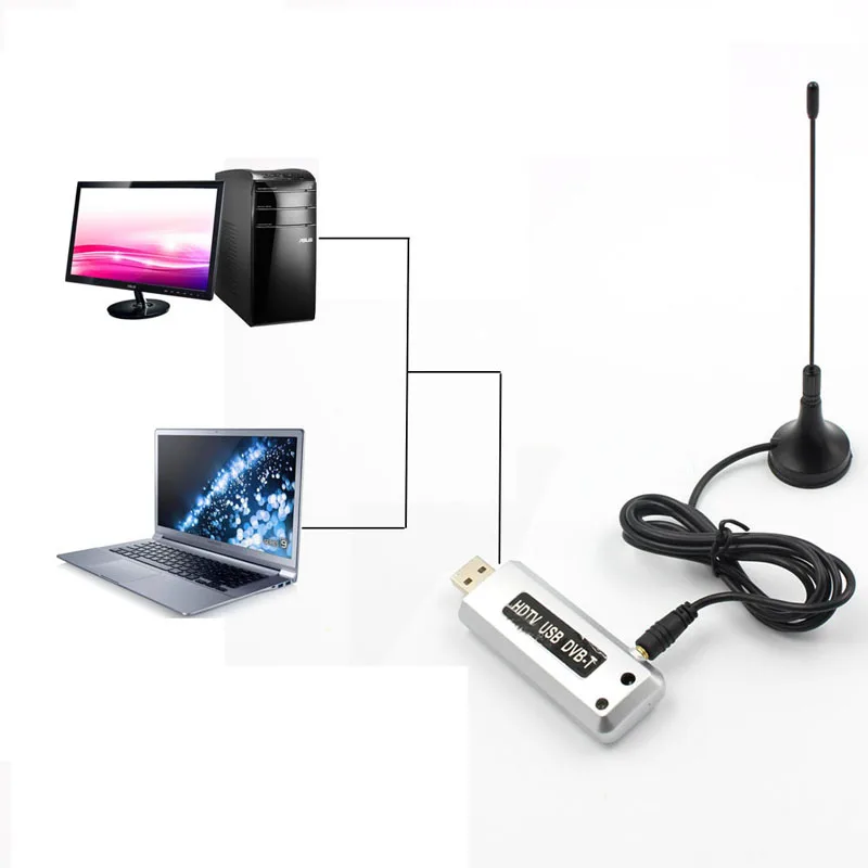 1pc USB 2.0 DVB-T Digital TV Receiver HDTV Tuner Dongle Stick Antenna IR Remote Y1AE
1pc USB 2.0 DVB-T Digital TV Receiver HDTV Tuner Dongle Stick Antenna IR Remote Y1AE