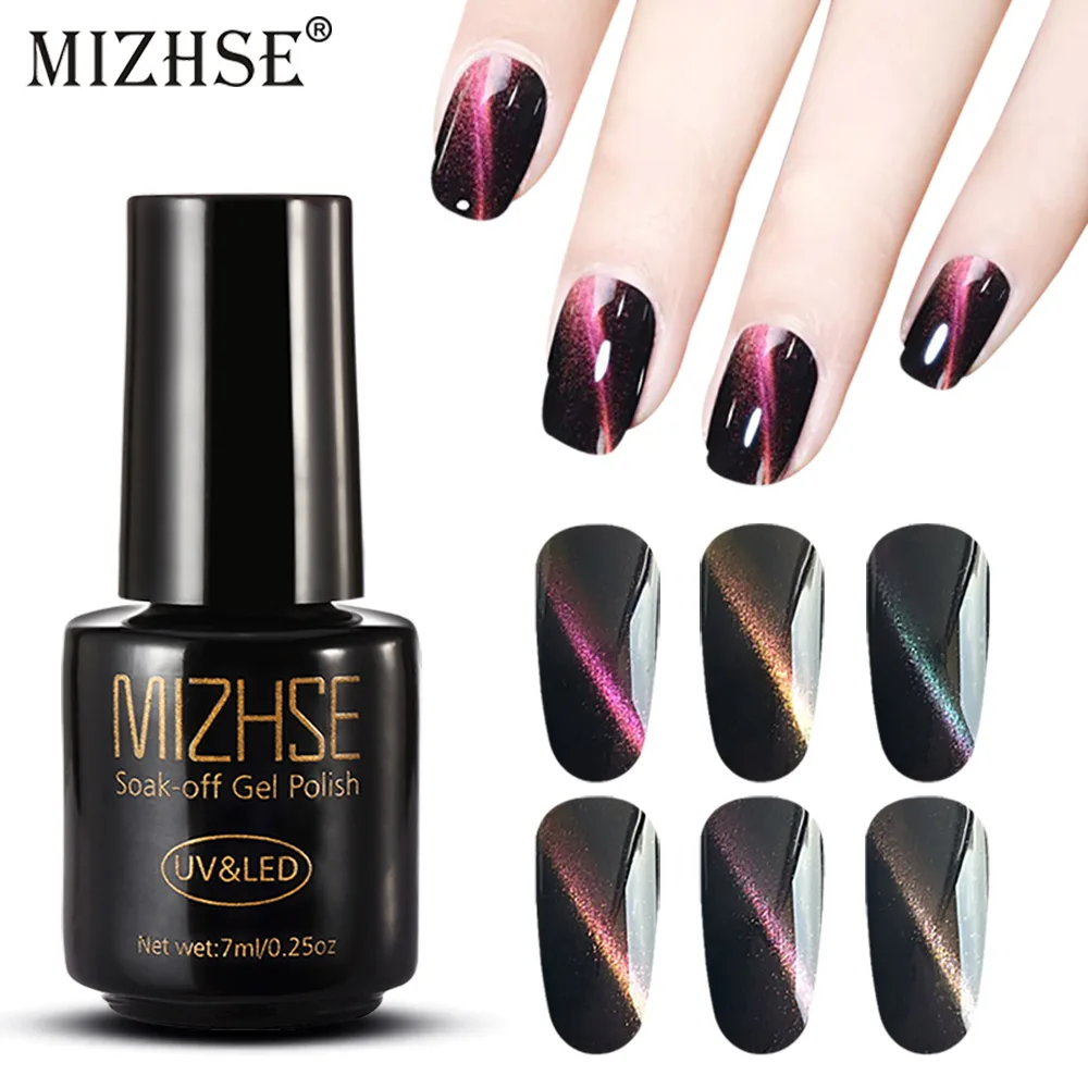 MIZHSE 7ML Magnet Cat Eyes Gel Polish Shiny Cat Eye UV Nail Gel Lacquer Long Lasting Soak Off Magnetic Effec UV Gel Nail Varnish
MIZHSE 7ML Magnet Cat Eyes Gel Polish Shiny Cat Eye UV Nail Gel Lacquer Long Lasting Soak Off Magnetic Effec UV Gel Nail Varnish