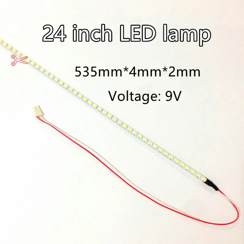 24 inch LED light bar 24 inch widescreen LCD monitor modified bright LED light bar highlight 533*4*3 mm 96 lamp beads
24 inch LED light bar 24 inch widescreen LCD monitor modified bright LED light bar highlight 533*4*3 mm 96 lamp beads