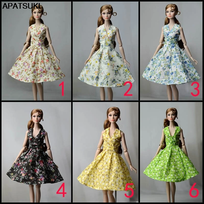 Fashion Countryside Floral Flower Dress For Barbie Doll Clothes Party Gown Evening Dresses For Barbie Dolls Outfits Accessories
Fashion Countryside Floral Flower Dress For Barbie Doll Clothes Party Gown Evening Dresses For Barbie Dolls Outfits Accessories
