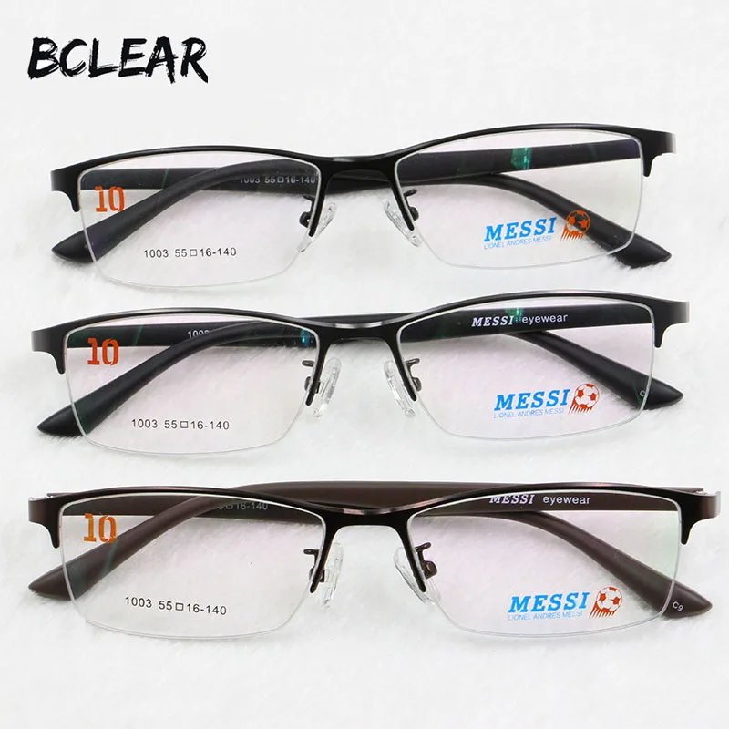 BCLEAR popular half rim brand optical frame metal alloy eyeglasses with TR temple comfortable wearing hot style good quality1003
BCLEAR popular half rim brand optical frame metal alloy eyeglasses with TR temple comfortable wearing hot style good quality1003