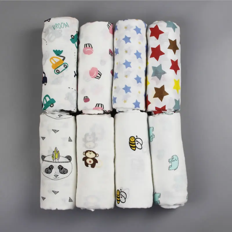 Muslin Wrap Newborn Infant Swaddle Blanket 100% Cotton soft towel for baby Multi-use Swaddle Blanket Muslin Quilt 120 cm*120 cm
Muslin Wrap Newborn Infant Swaddle Blanket 100% Cotton soft towel for baby Multi-use Swaddle Blanket Muslin Quilt 120 cm*120 cm