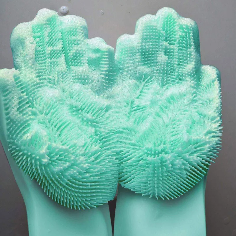 1Pair Magic Silicone Dish Washing Gloves Kitchen Accessories Dishwashing Glove Household Tool for Cleaning Car Pet Brush OK 0981
1Pair Magic Silicone Dish Washing Gloves Kitchen Accessories Dishwashing Glove Household Tool for Cleaning Car Pet Brush OK 0981