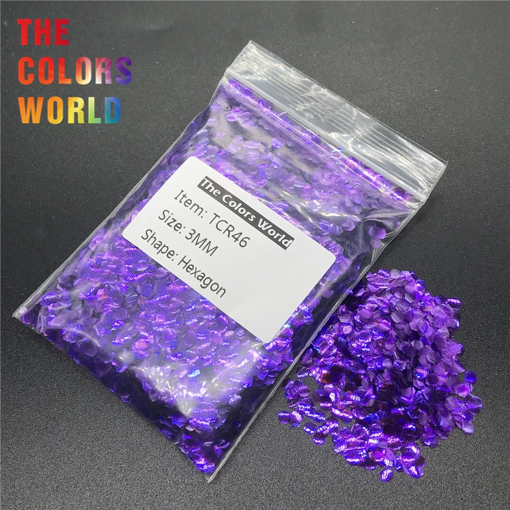TCR46 Iridescent Rainbow Purple Color Hexagon Shape Nail Glitter Nail Art Decoration Face Glitter Eye Shadow Henna Handwork DIY
TCR46 Iridescent Rainbow Purple Color Hexagon Shape Nail Glitter Nail Art Decoration Face Glitter Eye Shadow Henna Handwork DIY