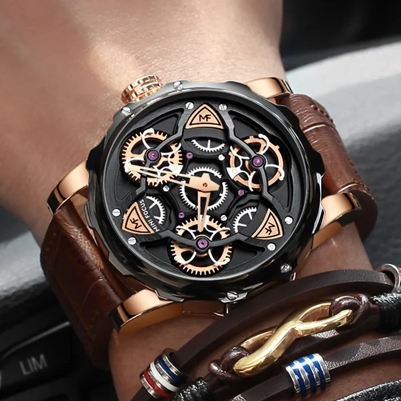 Luxury Brand Men Analog Leather Sports Watches Brown Men's Army Military Watch Male Quartz Clock Relogio Masculino 2020 waches
Luxury Brand Men Analog Leather Sports Watches Brown Men's Army Military Watch Male Quartz Clock Relogio Masculino 2020 waches