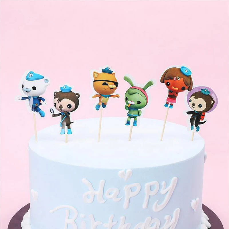 24pcs/lot Happy Decoration Birthday Octonauts Theme Baby Shower Events Party Paperboard Cupcake Cake DIY Toppers With Sticks
24pcs/lot Happy Decoration Birthday Octonauts Theme Baby Shower Events Party Paperboard Cupcake Cake DIY Toppers With Sticks