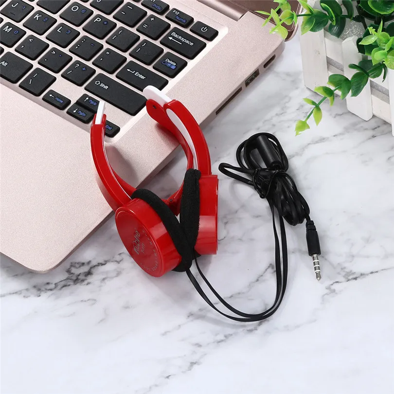 Kubite Kids Wired Big Headphones On Ear Foldable Stereo 3.5mm Headset For Earphone 5 colors Boys and girls A30 | Электроника