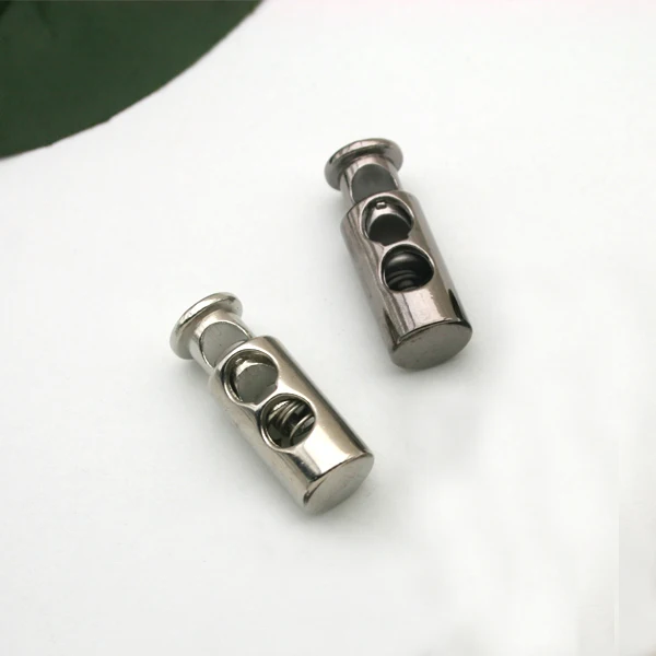 25pcs Cord lock stoppers 25*9mm round metal Cord stopper toggle cord lock Drawstring lock with 5mm hole silver/black STP-012
25pcs Cord lock stoppers 25*9mm round metal Cord stopper toggle cord lock Drawstring lock with 5mm hole silver/black STP-012
