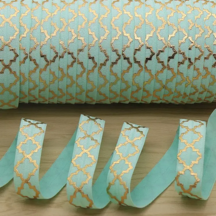 5/8'' Free shipping quatrefoil gold foil printed Fold Elastic FOE headband headwear hairband diy decoration wholesale OEM P5857
5/8'' Free shipping quatrefoil gold foil printed Fold Elastic FOE headband headwear hairband diy decoration wholesale OEM P5857