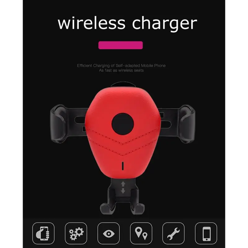 Intelligent Infrared Fast Wirless Car Air Outlet Wireless Charging Bracket Auto-Infrared Car Wireless Charger
Intelligent Infrared Fast Wirless Car Air Outlet Wireless Charging Bracket Auto-Infrared Car Wireless Charger