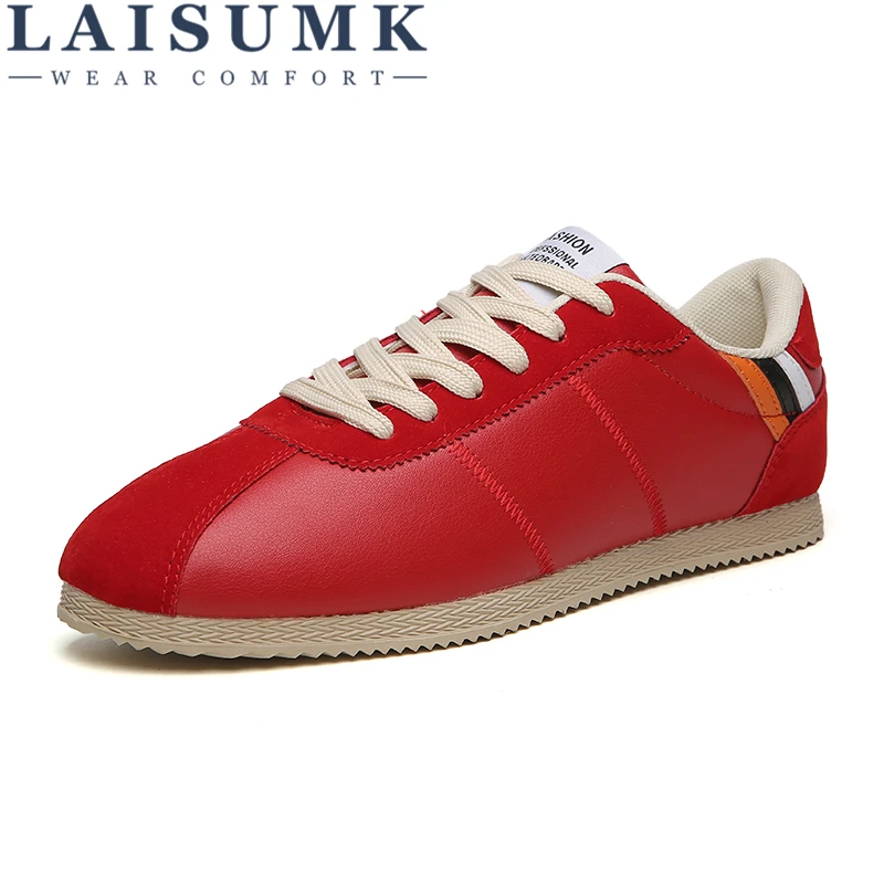 LAISUMK New Autumn Men Breathable Leather Shoes Casual Mens Loafers Lace Up Flat Shoes Loafers Males Solid Color Shoes
LAISUMK New Autumn Men Breathable Leather Shoes Casual Mens Loafers Lace Up Flat Shoes Loafers Males Solid Color Shoes